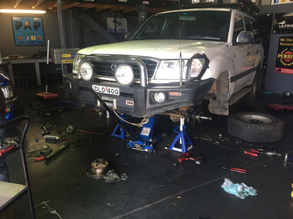 Car on Repair — Mechanical Workshop in Bellambi, NSW