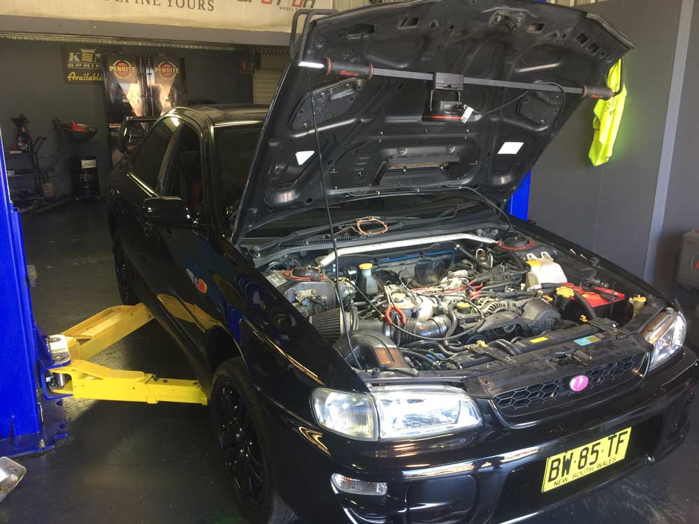 Open Car Hood — Mechanical Workshop in Bellambi, NSW