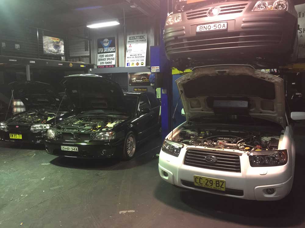 Open Hood Cars — Mechanical Workshop in Bellambi, NSW