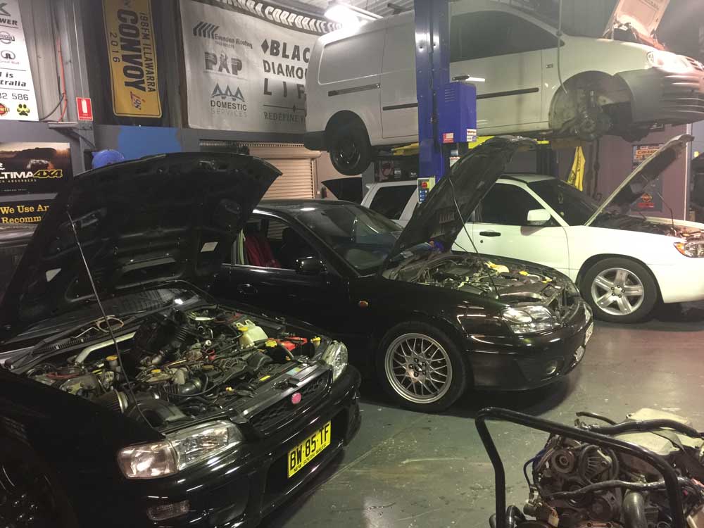 Open Hood Cars — Mechanical Workshop in Bellambi, NSW