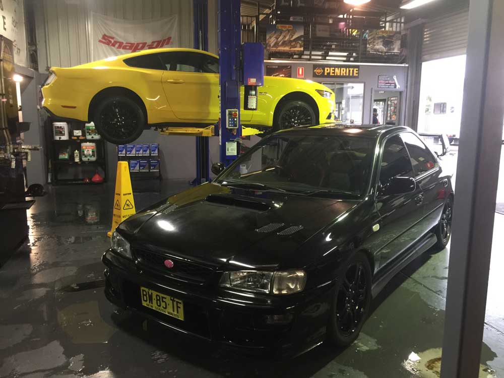 Black Car — Mechanical Workshop in Bellambi, NSW