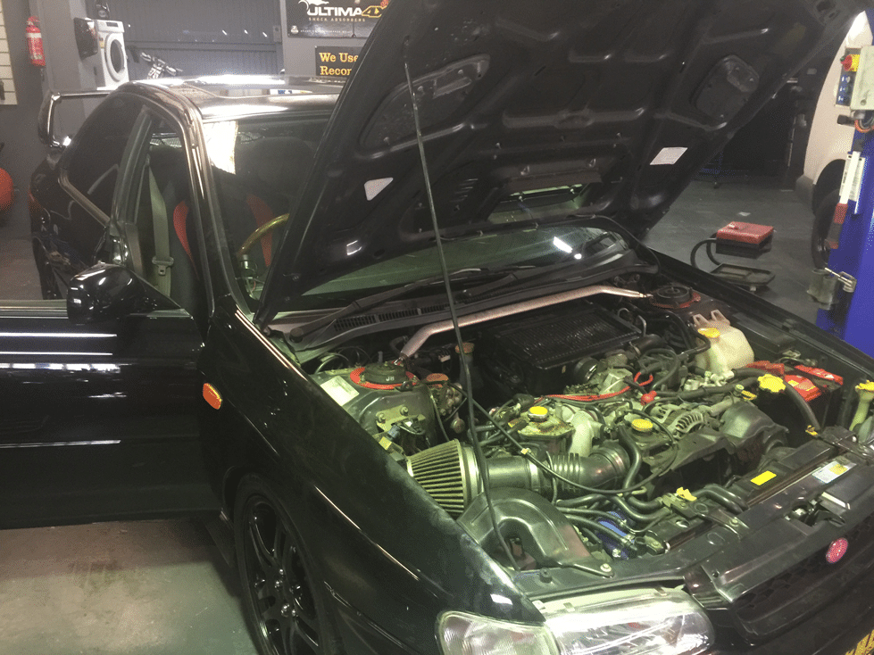 Open Car Hood For Repair — Precision Automotive And Performance In Woonona, NSW