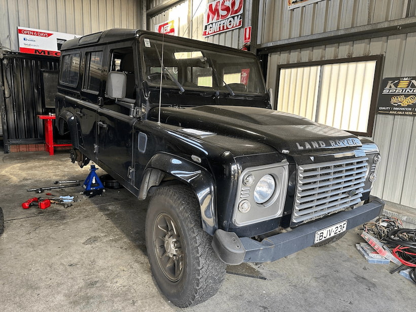 Black 4WD Fit-Outs — Mechanical Workshop in Bellambi, NSW